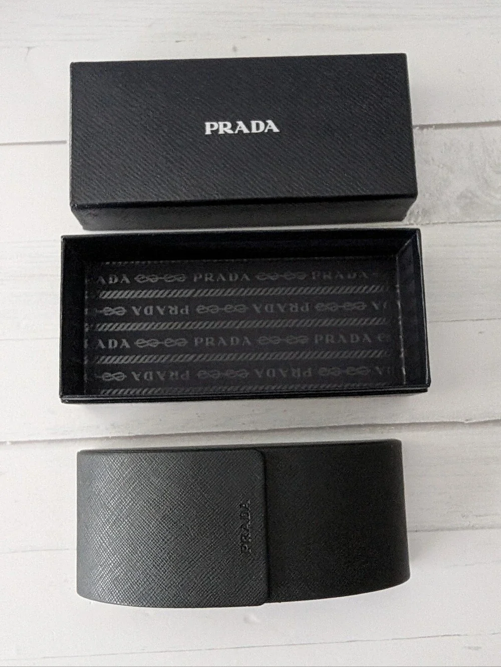 Prada textured leather